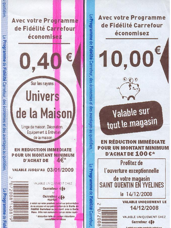 tickets réduc